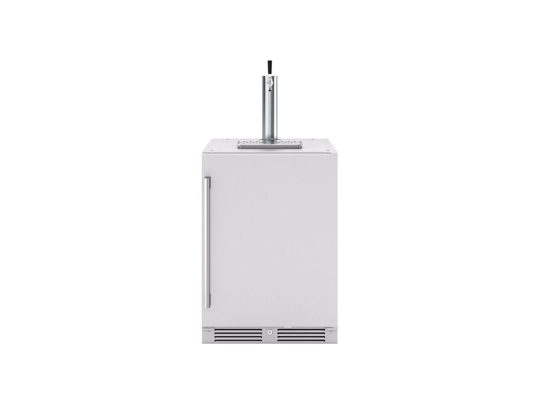 PRKB24C01AS-OD-head-on 24-Inch Outdoor Kegerator
