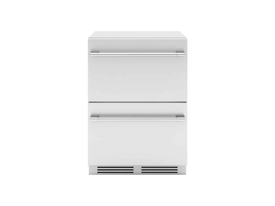 24-Inch Outdoor Rated Dual Drawer Refrigerator by Zephyr – PRRD24C2AS-OD