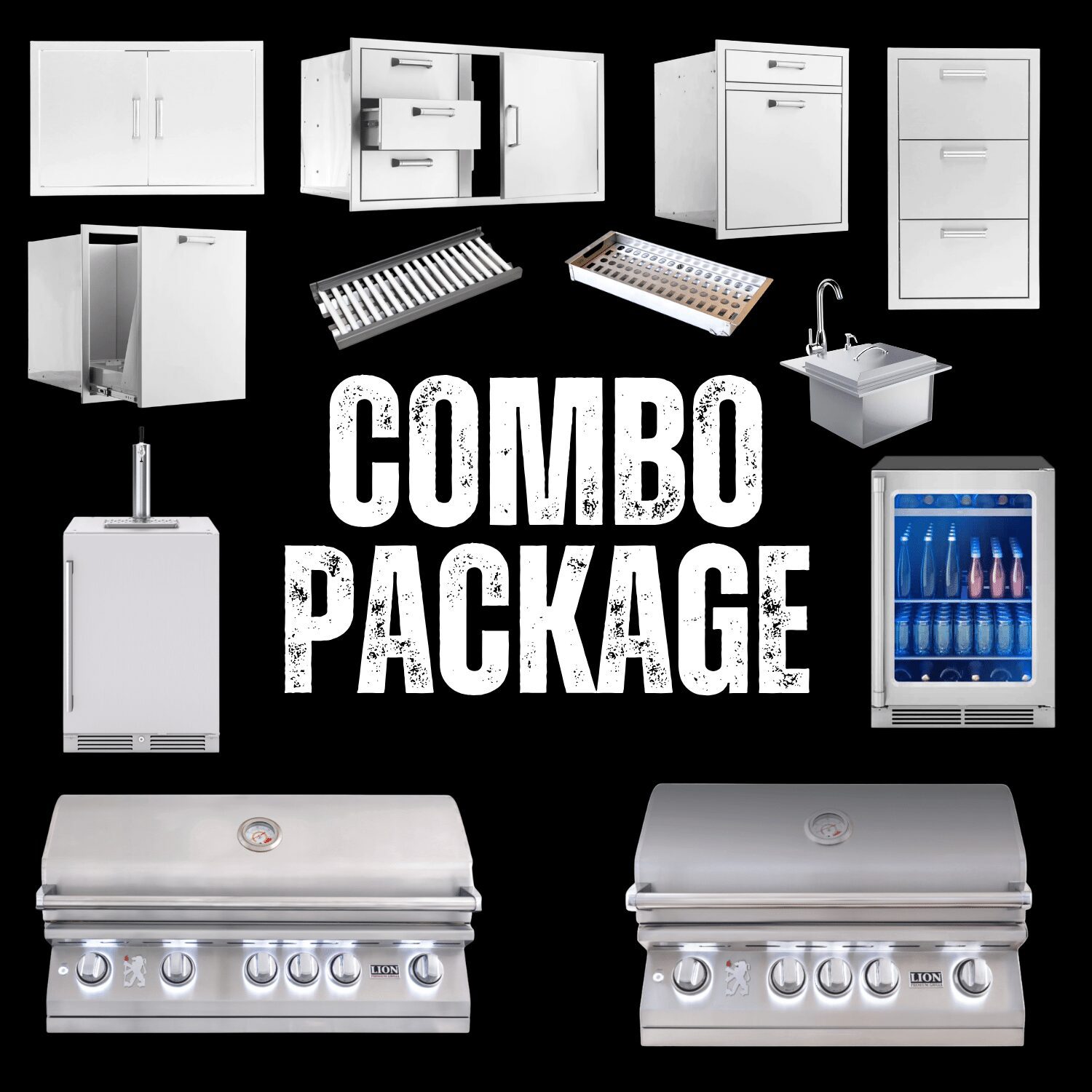Lion BBQ Direct Lion Premium Grills Build Your Custom Outdoor Kitchen Island & Save – Package Builder